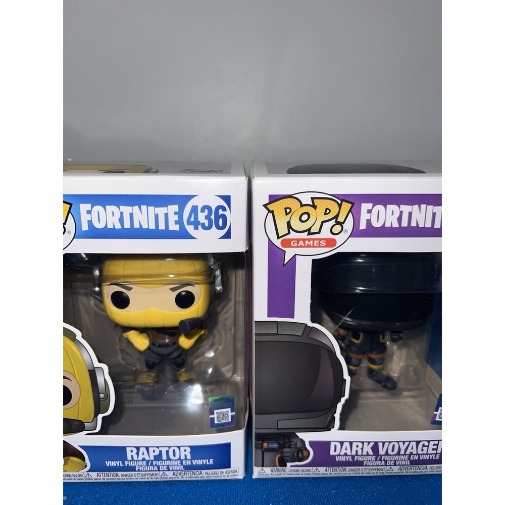 Funko Pop! Fortnite: Raptor Vinyl Figure #436 Dark Voyager #442
